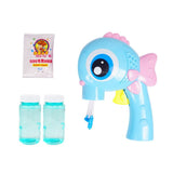 Bubble Gun with 2 Bottles – Automatic Bubble Blaster Toy - Cyan, Weapon Toys, Chase Value, Chase Value