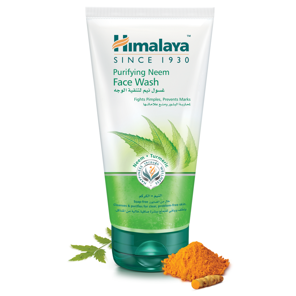 Himalaya Neem Purifying For Skin Glow Face Wash, 100ml, Face Washes, Himalaya, Chase Value