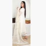 Bin Hameed Hoorain Luxury Chiffon Embroidered 3pcs Suit - 3, Women, 3Pcs Shalwar Suit, Tawakkal Fabrics, Chase Value