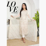 Bin Hameed Hoorain Luxury Chiffon Embroidered 3pcs Suit - 3, Women, 3Pcs Shalwar Suit, Tawakkal Fabrics, Chase Value