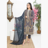 Bin Hameed Hoorain Luxury Chiffon Embroidered 3pcs Suit - 9, Women, 3Pcs Shalwar Suit, Tawakkal Fabrics, Chase Value
