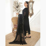 Bin Hameed Hoorain Luxury Chiffon Embroidered 3pcs Suit - 8, Women, 3Pcs Shalwar Suit, Tawakkal Fabrics, Chase Value