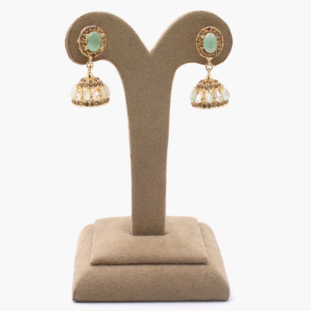 Women's Jhumki - Golden, Women Earrings & Tops, Chase Value, Chase Value