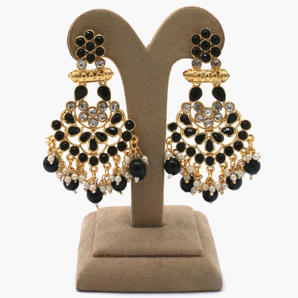 Women's Fancy Earing - Black, Women Earrings & Tops, Chase Value, Chase Value