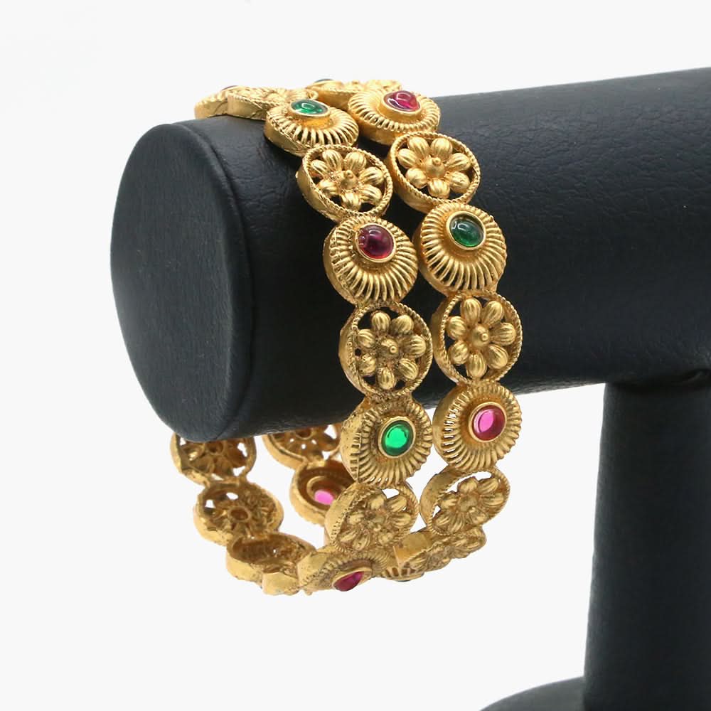 Women's Bangle - Golden, Women Bangles & Bracelets, Chase Value, Chase Value