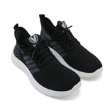 Lightweight Lace-up Slip-on Jogger XT-5513 - Black, Men's Sports Shoes, Chase Value, Chase Value