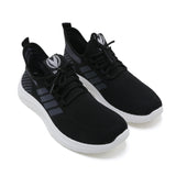 Lightweight Lace-up Slip-on Jogger XT-5513 - Black, Men's Sports Shoes, Chase Value, Chase Value