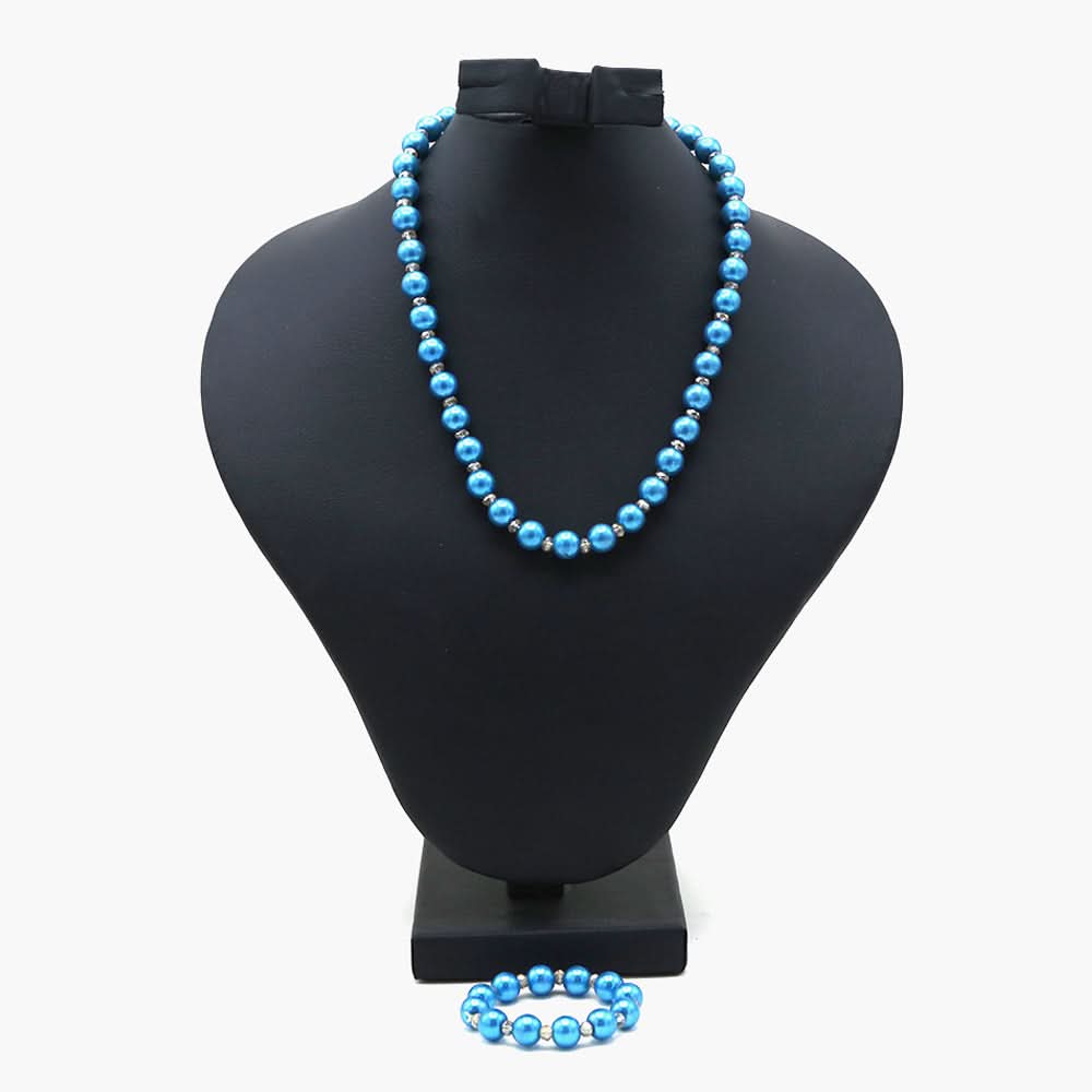 Girls Mala - Blue, Girls Jewellery Sets, Chase Value, Chase Value