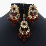 Girls Bunda Tika - Maroon, Girls Earrings & Tops, Chase Value, Chase Value