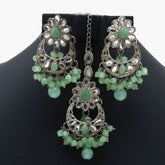 Girls Bunda Tika - Green, Girls Earrings & Tops, Chase Value, Chase Value