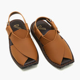 Boys Peshawari Sandal - Coffee, Boys Sandals, Chase Value, Chase Value
