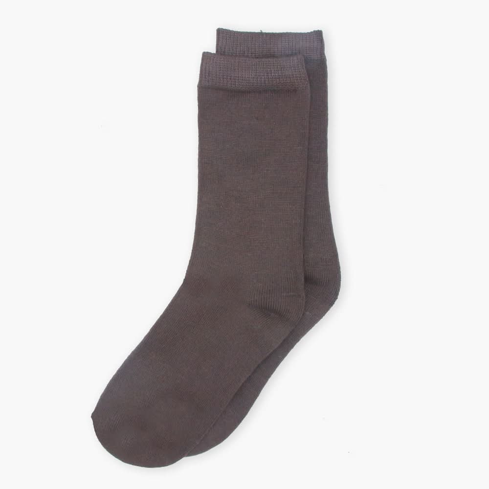Uniform Valuables Cotton Sock - Brown, Boys Socks, Chase Value, Chase Value
