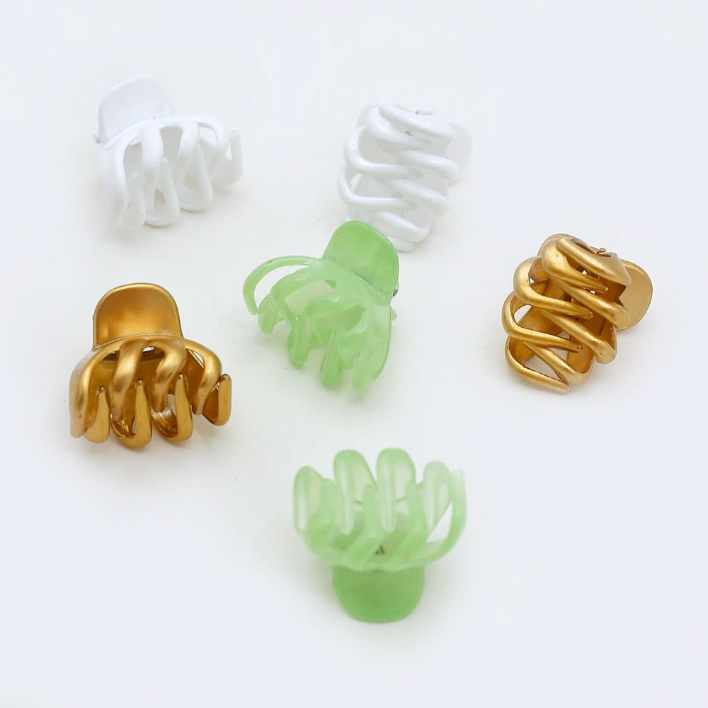 Hair Catcher 6 Pcs - Multi Color, Women Hair & Head Jewellery, Chase Value, Chase Value