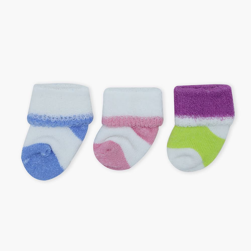 Kids Terry Socks - Multi, Girls Socks, Chase Value, Chase Value