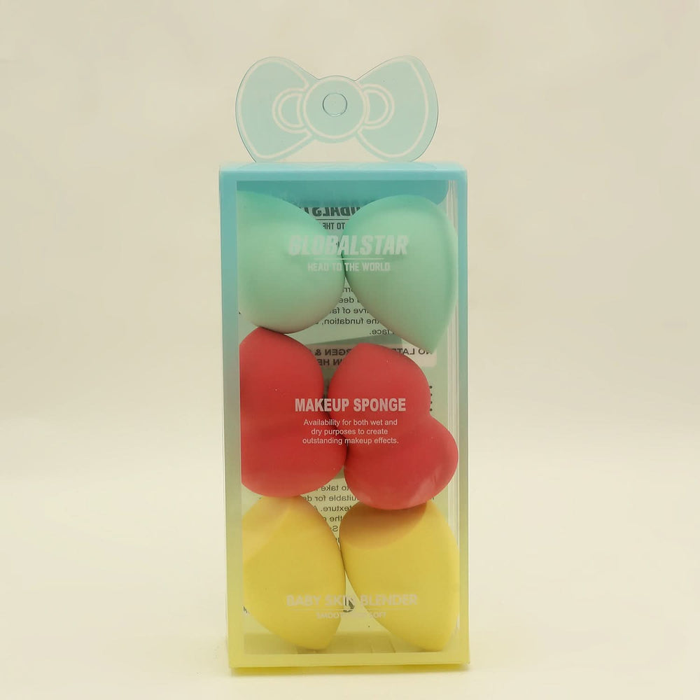 Global Star Beauty Blender Puff 1's - Multi Color, Brushes & Applicators, Global Star, Chase Value
