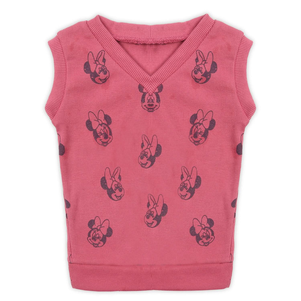 Girls Sleeveless Sweaters - Pink, Girls Sweaters, Chase Value, Chase Value