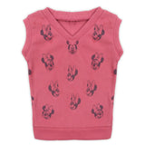 Girls Sleeveless Sweaters - Pink, Girls Sweaters, Chase Value, Chase Value