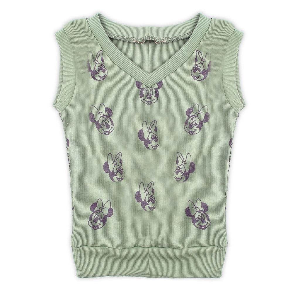 Girls Sleeveless Sweaters - Green, Girls Sweaters, Chase Value, Chase Value