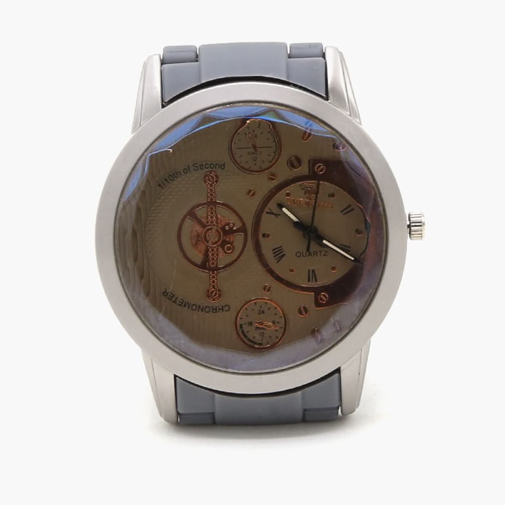 Men's Chain Watch - Grey, Men's Watches, Chase Value, Chase Value
