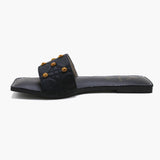 Women's Slipper - Black, Women Slippers, Chase Value, Chase Value