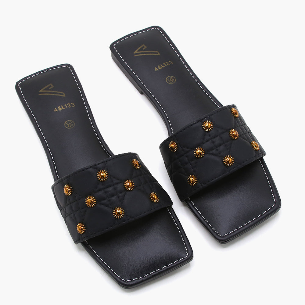 Women's Slipper - Black, Women Slippers, Chase Value, Chase Value