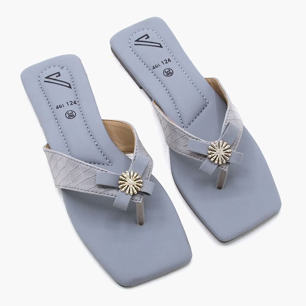Women's Slipper - Grey, Women Slippers, Chase Value, Chase Value