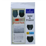 Men's Cotton, 3 Pack Set Underwear, Multi, Men's Underwear, Chase Value, Chase Value