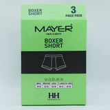 Mayer Boxer Short Comfort Flex Fit, 3 Pack Set, Multi, Men's Underwear, Mayer, Chase Value