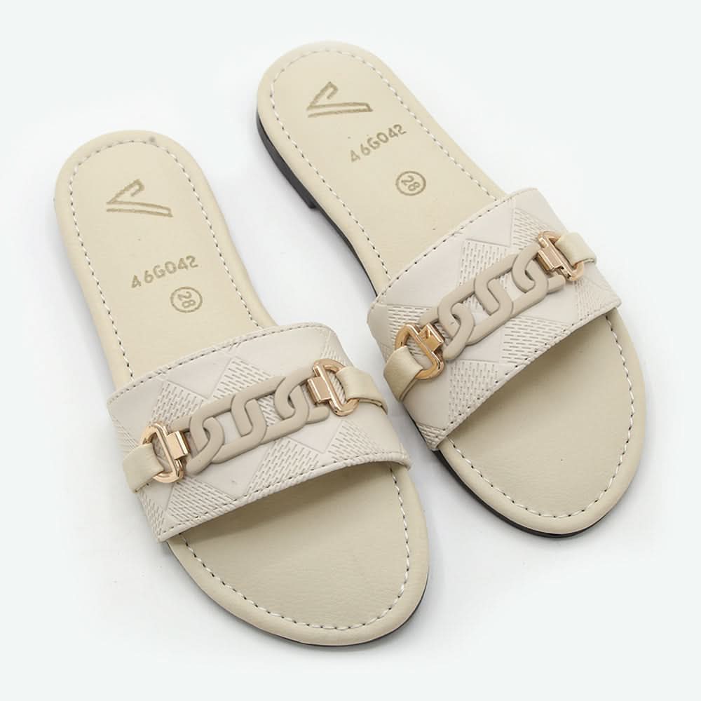 Girls Slipper - Fawn, Girls Slippers, Chase Value, Chase Value