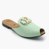 Women's Banto Slipper - Green, Women Slippers, Chase Value, Chase Value