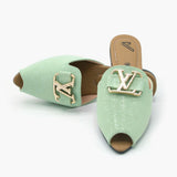 Women's Banto Slipper - Green, Women Slippers, Chase Value, Chase Value