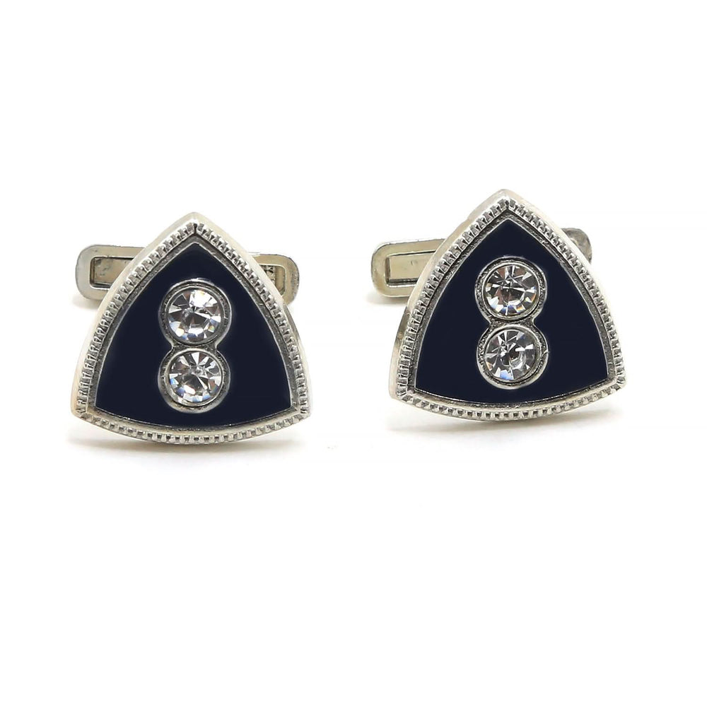 Men's Cufflink - Black, Men's Cufflinks, Chase Value, Chase Value