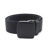 Canvas Belt With Plastic Lock - Black, Men's Belt, Chase Value, Chase Value
