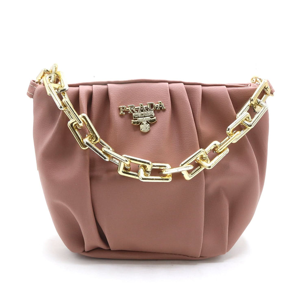 Women's Shoulder Bag - Tea Pink, Women Bags, Chase Value, Chase Value