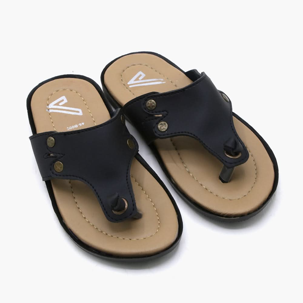 Boys Slipper - Black, Boys Slippers, Chase Value, Chase Value