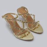 Eminent Women's Heel Sandal - Golden, Women Heels, Eminent, Chase Value