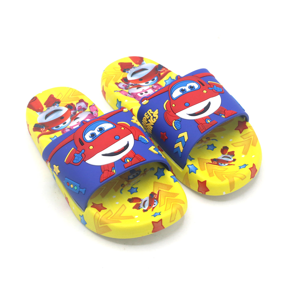Boys Slider - Yellow, Boys Slippers, Chase Value, Chase Value