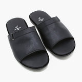 Men's Slipper - Black, Men's Slippers, Chase Value, Chase Value
