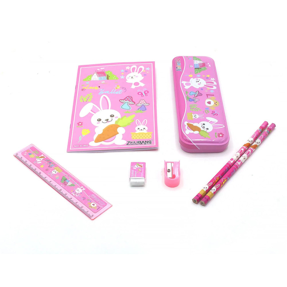Stationery Set - Pink, Pencil Boxes & Stationery Sets, Chase Value, Chase Value