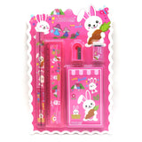Stationery Set - Pink, Pencil Boxes & Stationery Sets, Chase Value, Chase Value