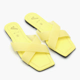 Women's Slipper - Yellow, Women Slippers, Chase Value, Chase Value