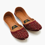 Women's Khussa - Maroon, Women Khussa, Chase Value, Chase Value