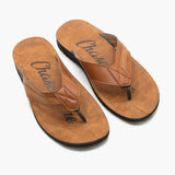 Men's Flip Flop Slipper - Mustard, Men's Slippers, Chase Value, Chase Value