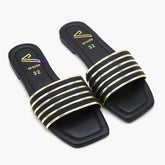 Girls Slipper - Black, Girls Slippers, Chase Value, Chase Value