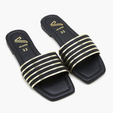 Girls Slipper - Black, Girls Slippers, Chase Value, Chase Value