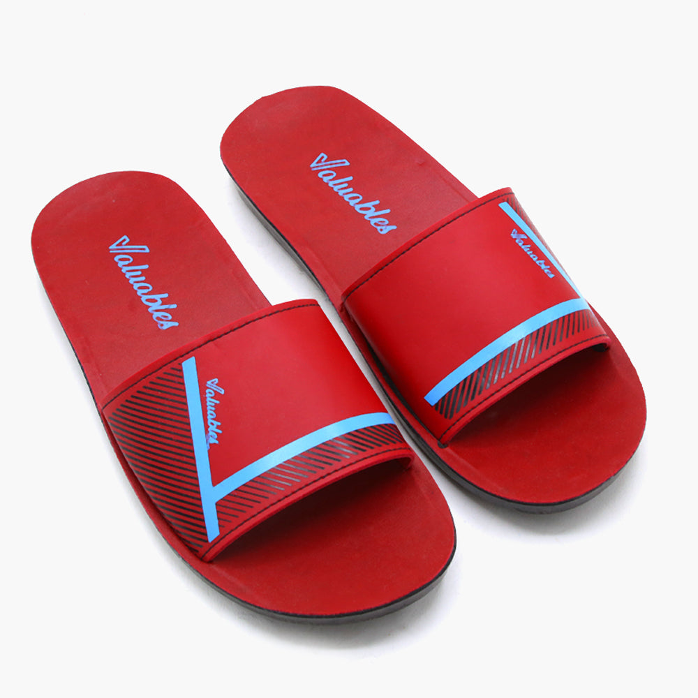 Men's Sliders - Red, Men's Slippers, Chase Value, Chase Value