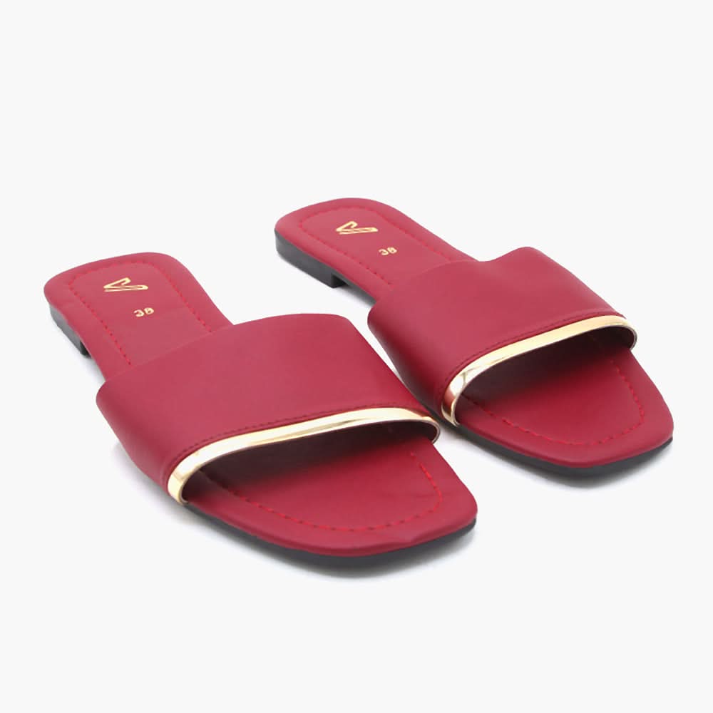 Women's Slipper - Maroon, Women Slippers, Chase Value, Chase Value