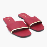 Women's Slipper - Maroon, Women Slippers, Chase Value, Chase Value