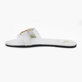 Women's Slipper - White, Women Slippers, Chase Value, Chase Value