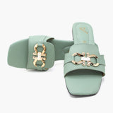 Women's Slipper - Green, Women Slippers, Chase Value, Chase Value